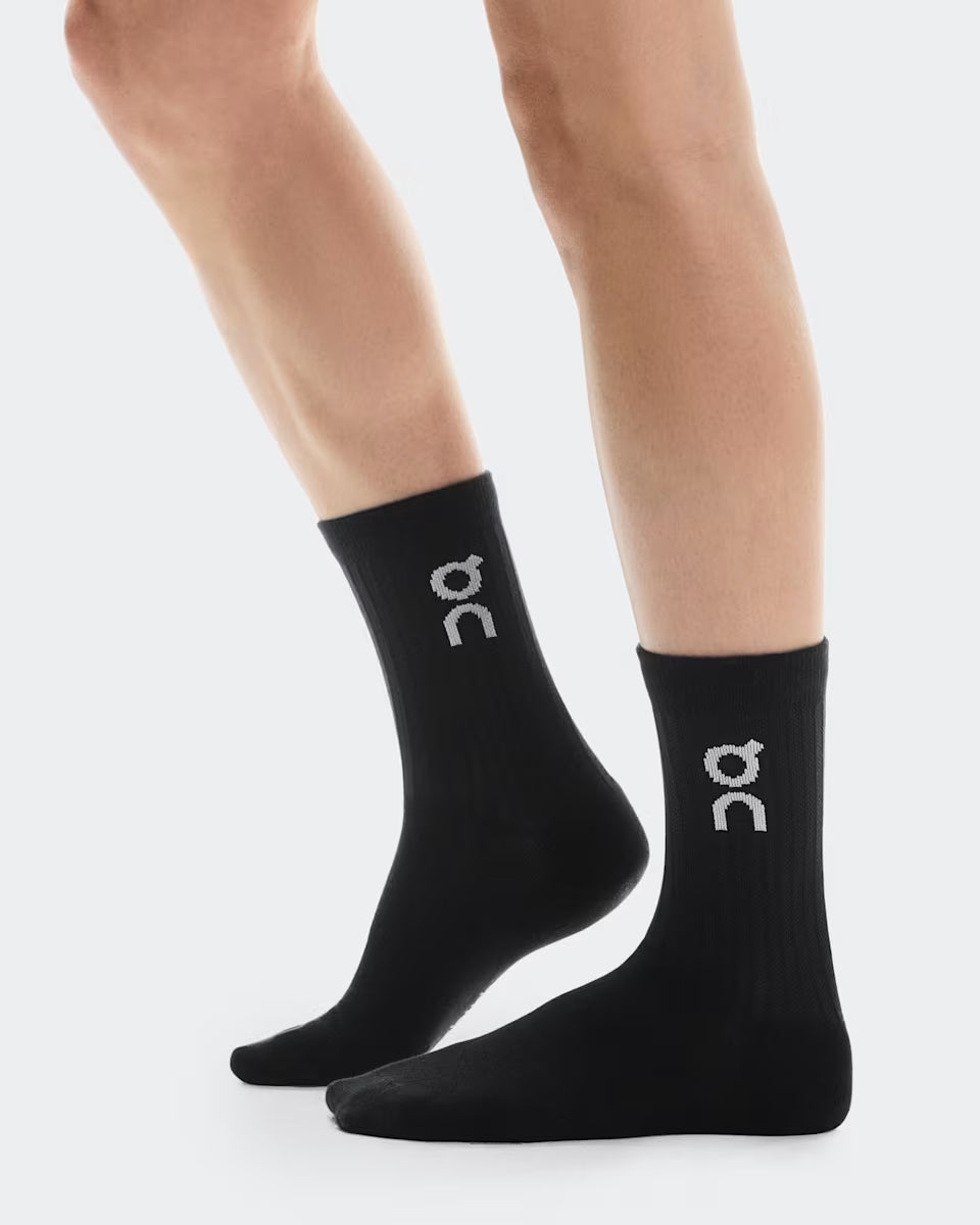 Unisex On Running White Logo High 3-Pack Socks