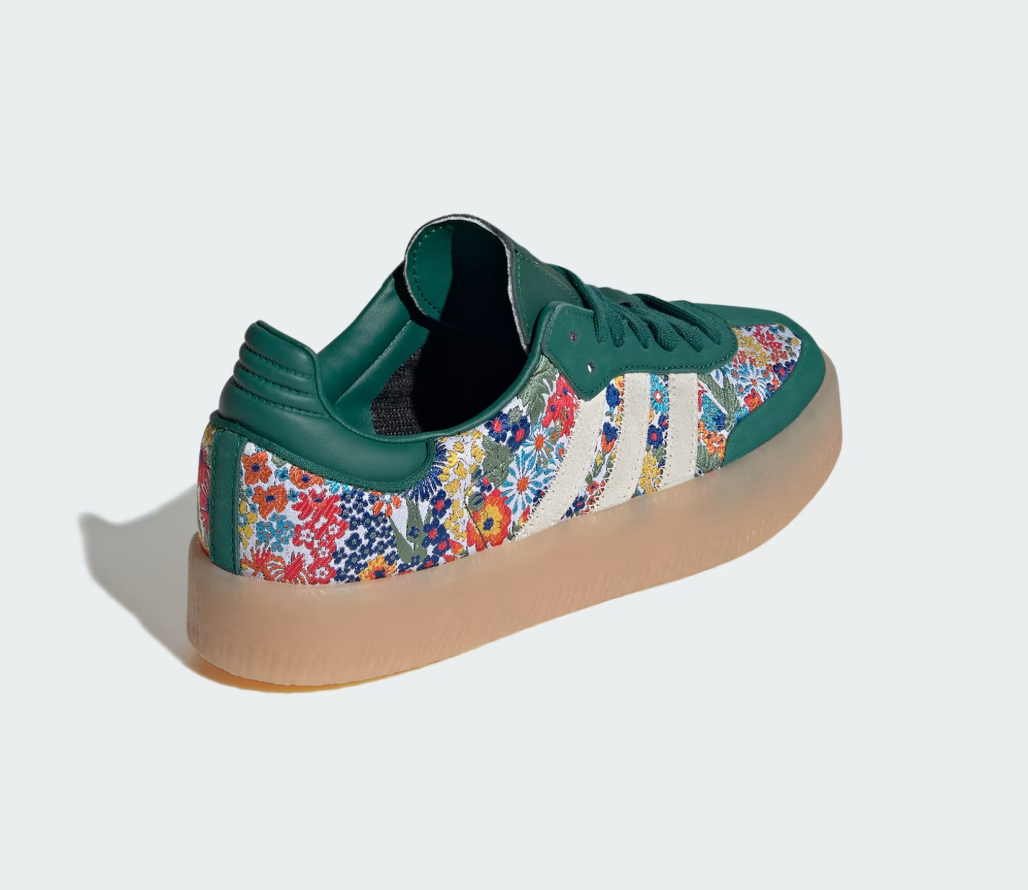 Gzl x L. London Floral Sambae Collegiate Green